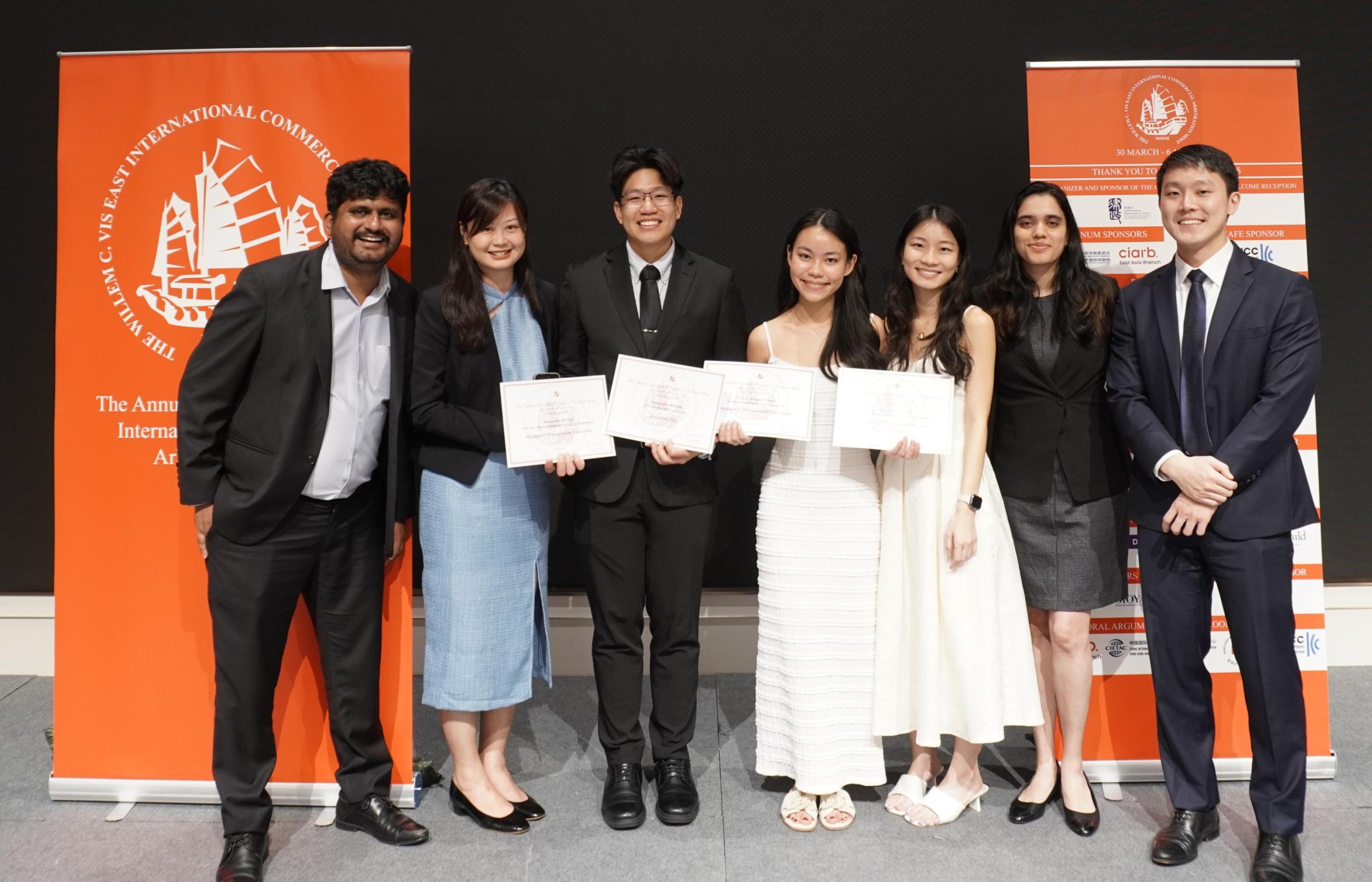 SMU is third-time champion at the Willem C. Vis (East) International